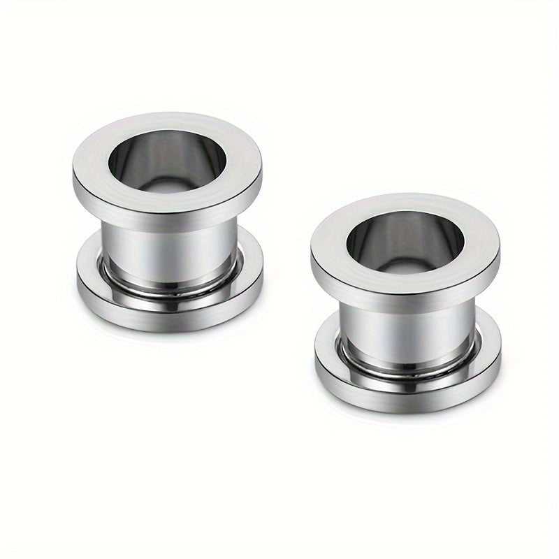 Complete Ear Stretching Kit 16PCS 1.6mm to 10mm Titanium Steel Expander Set | Body Piercing Jewelry for Men & Women