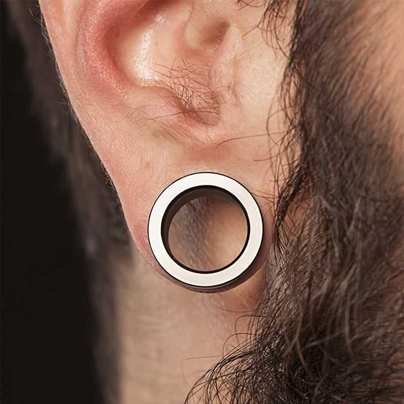 Complete Ear Stretching Kit 16PCS 1.6mm to 10mm Titanium Steel Expander Set | Body Piercing Jewelry for Men & Women